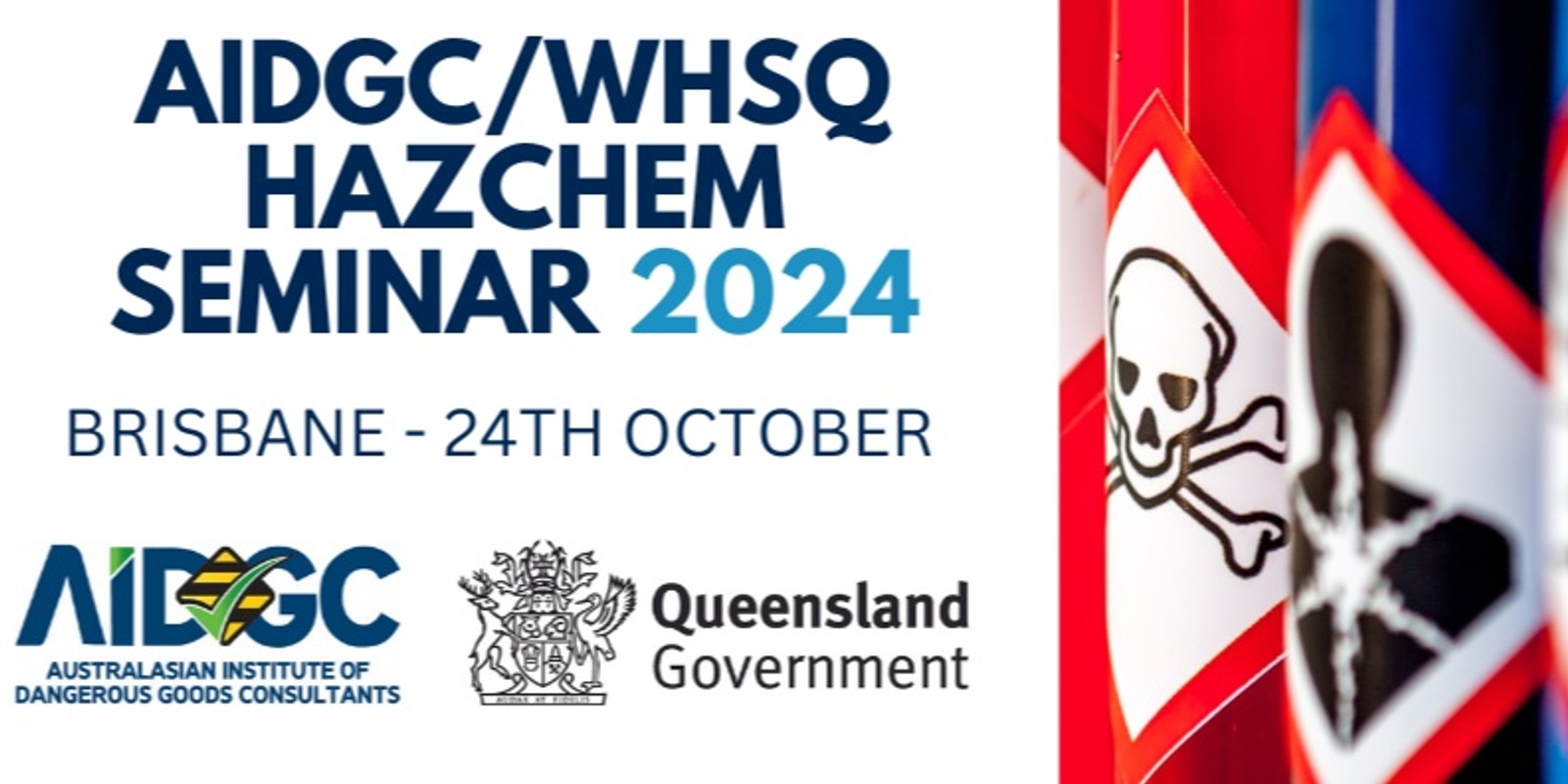 Banner image for AIDGC/WHSQ Hazchem Seminar 2024