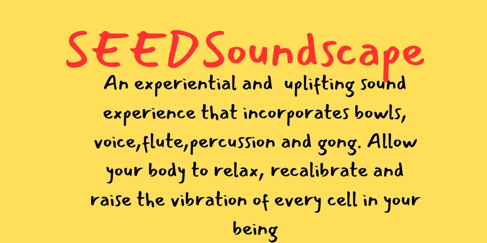 Banner image for Seed Soundscape