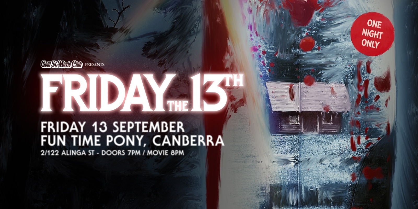 Banner image for Friday the 13th (1980) presented by Gold St. Movie Club