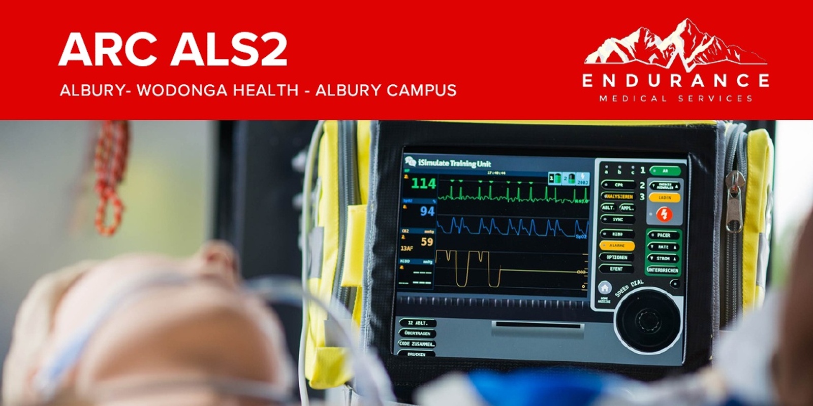 Banner image for ALBURY ARC Advanced Life Support Level 2
