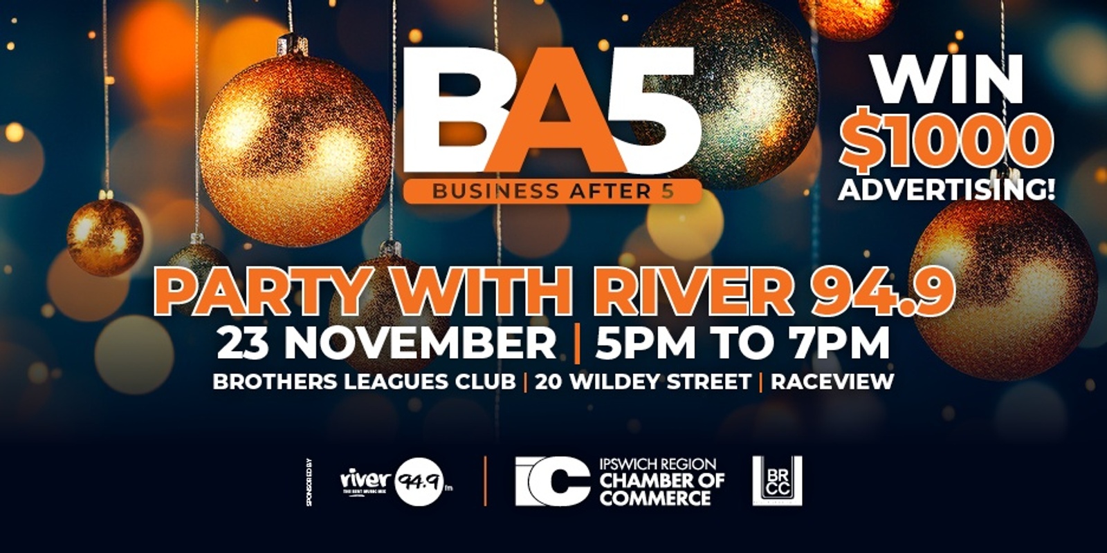 Banner image for Christmas Business After 5 with River 94.9