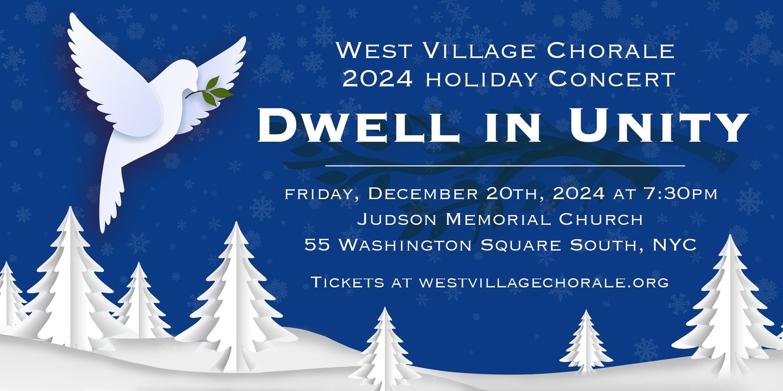 Banner image for WVC Holiday Concert: Dwell in Unity