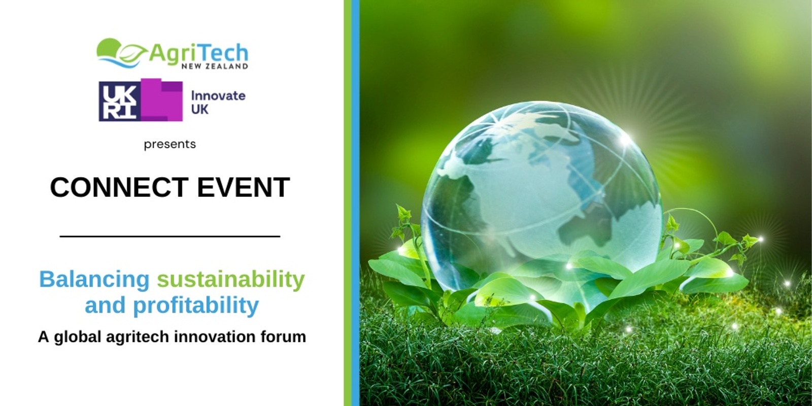 Banner image for Balancing sustainability and profitability: a global agritech innovation forum