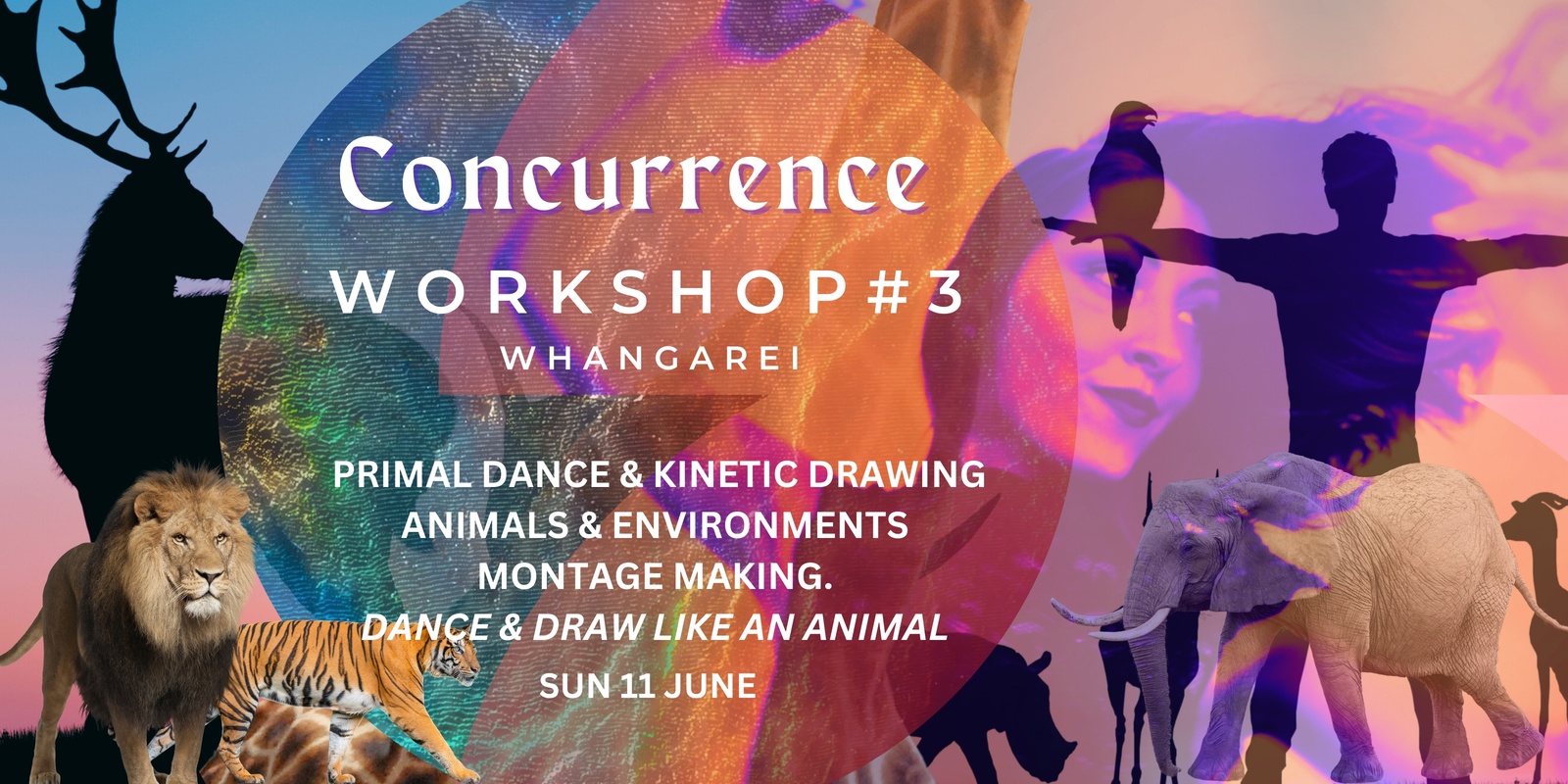 Banner image for Concurrence: Workshop 3: Animal Environments & Kinetic Drawing & Montage Making