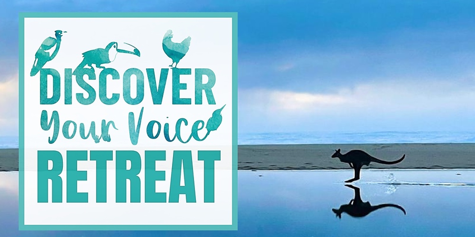 Banner image for Discover Your Voice Retreat.  