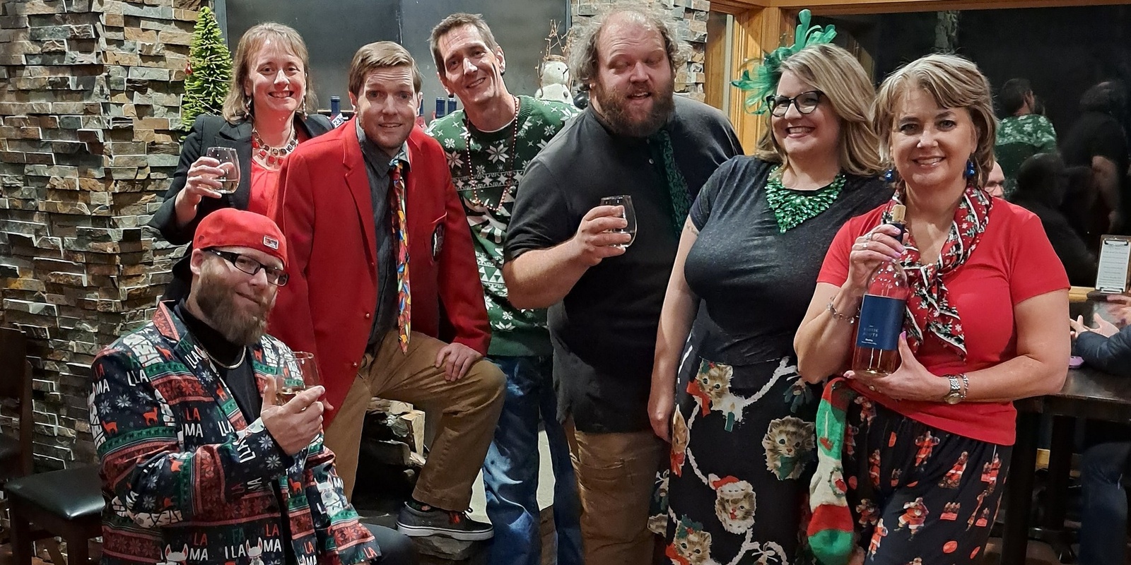 Banner image for Jesters Comedy Improv Presents: Tis The Season For Laughs And Wine