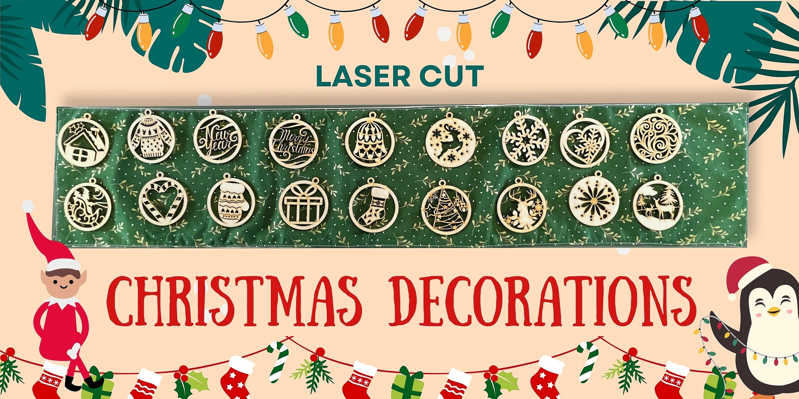 Banner image for Laser Cut Christmas Decoration 