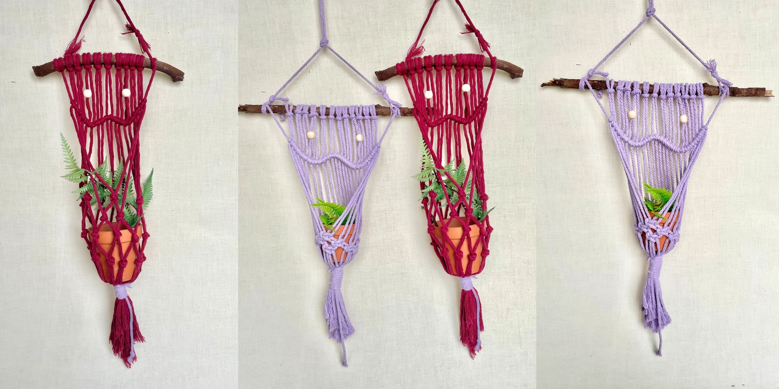 Banner image for Macrame for Beginners: Body Planters with Maria