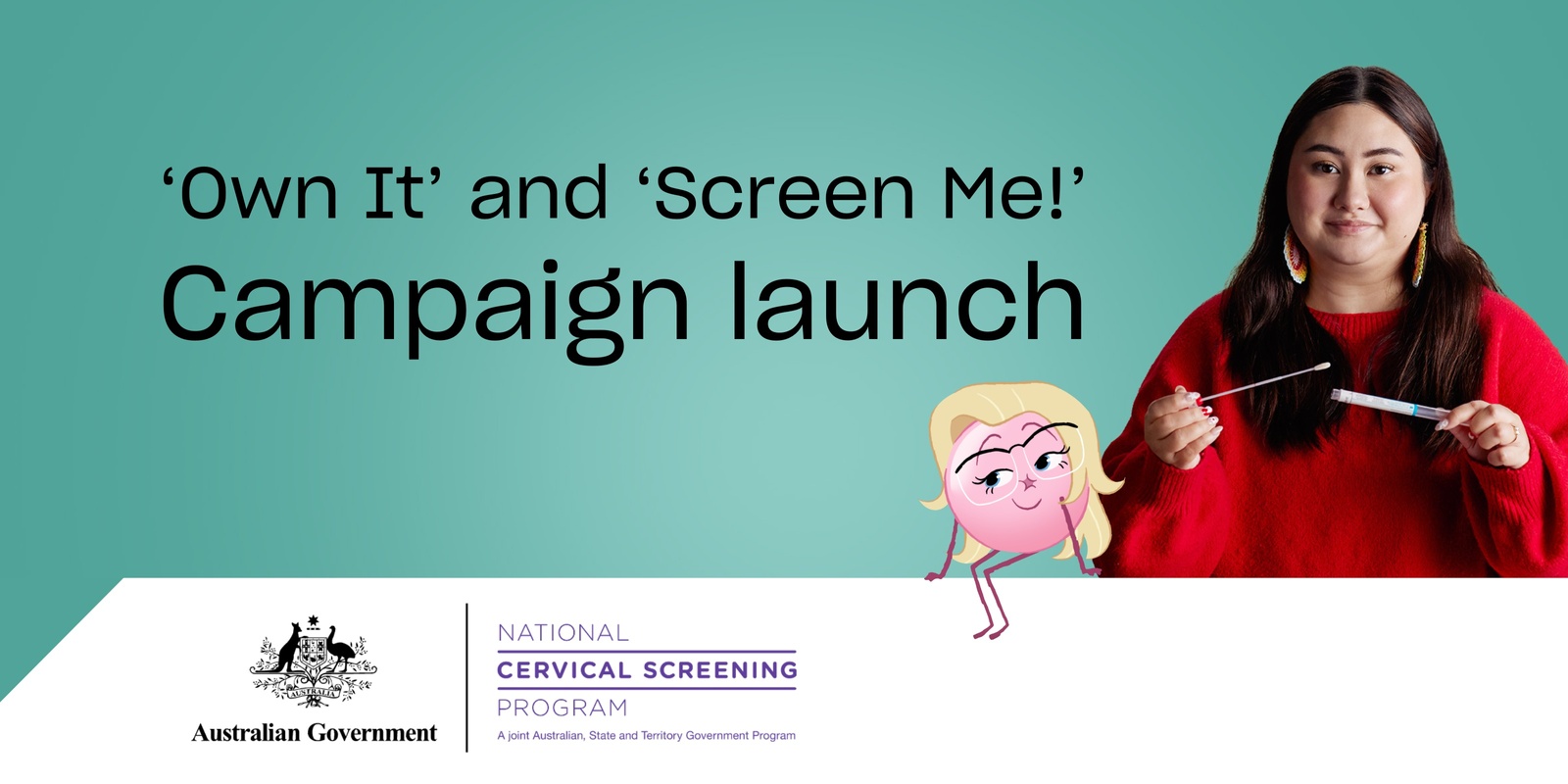 Banner image for 'Own It' and 'Screen Me!' campaign launch - online