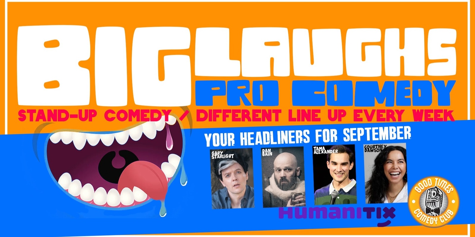 Banner image for Big Laughs Pro Show - September 2024