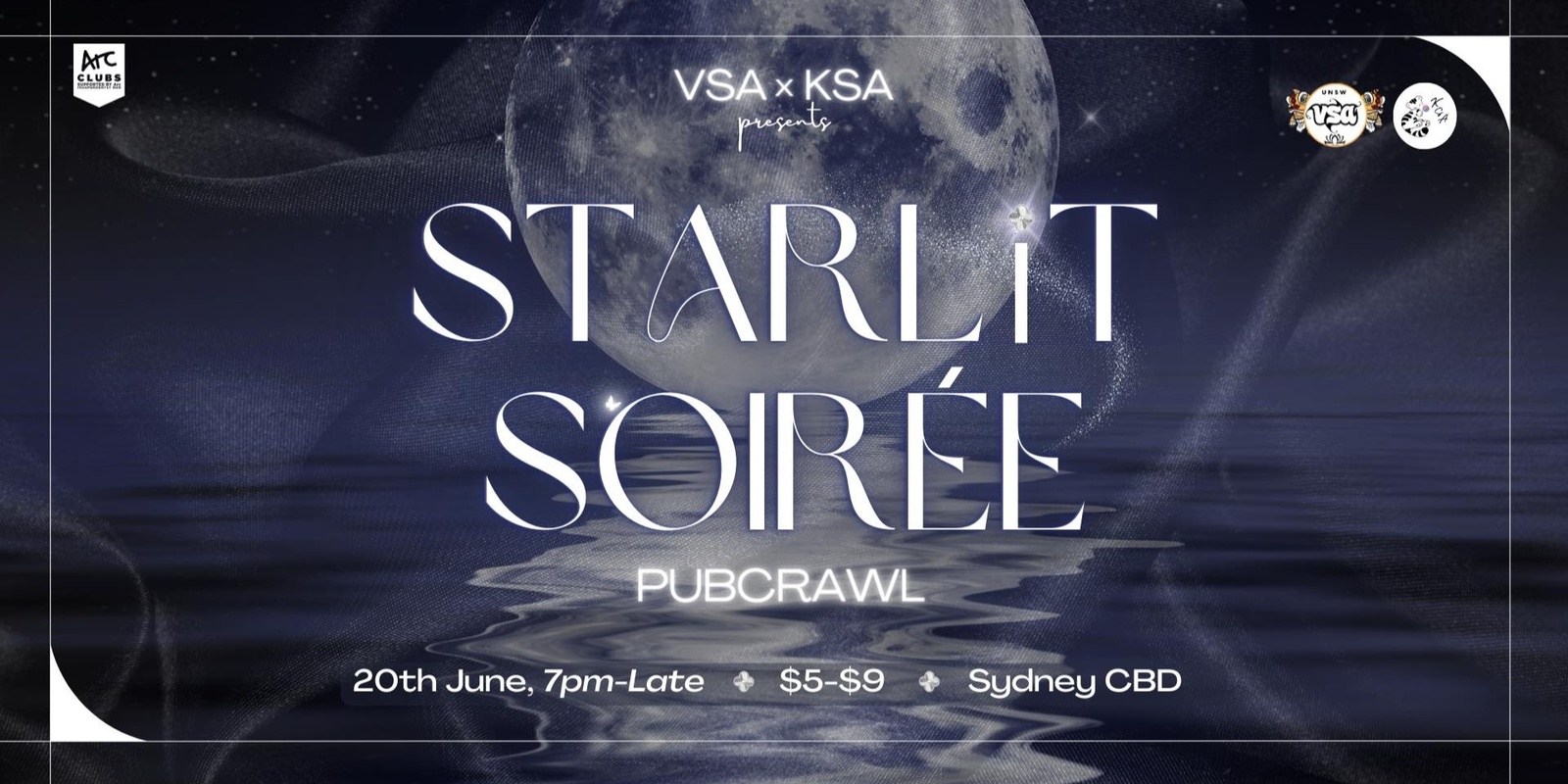 Banner image for UNSW VSA x KSA Presents: Starlit Soiree Pubcrawl 2024