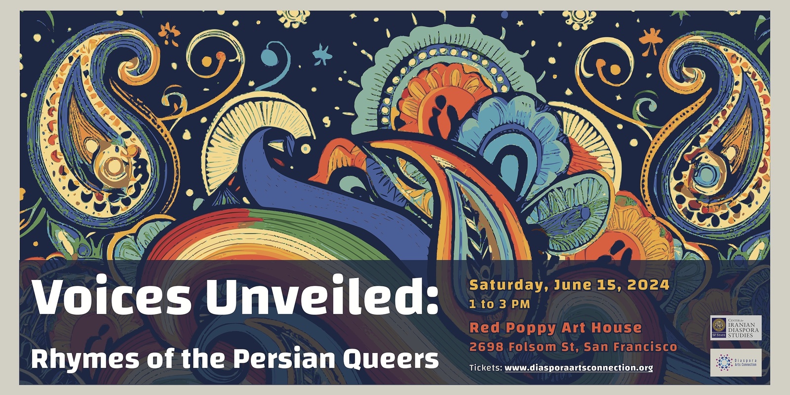 Banner image for Voices Unveiled: Rhymes of the Persian Queers