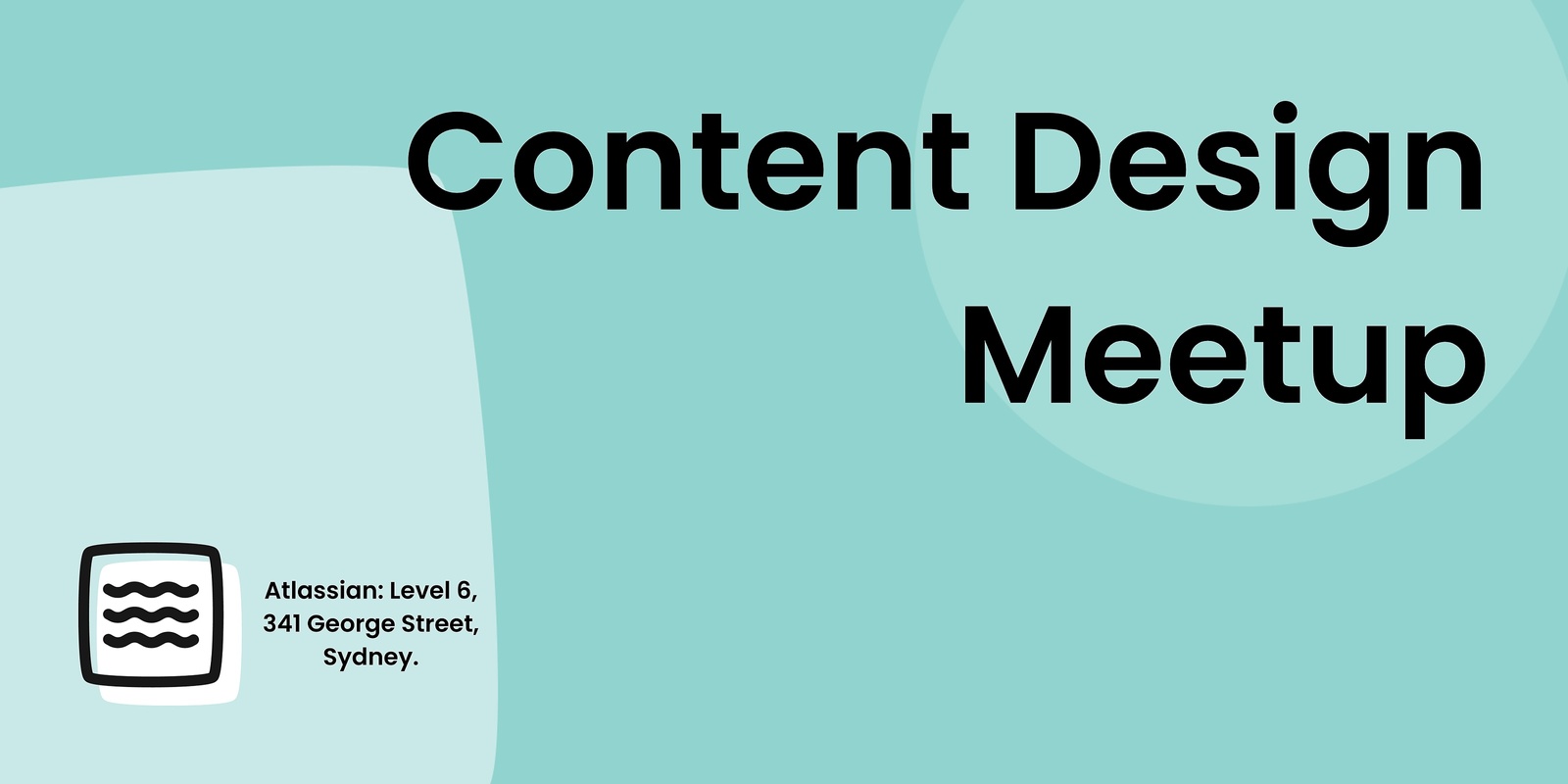 Banner image for Content Design Meetup