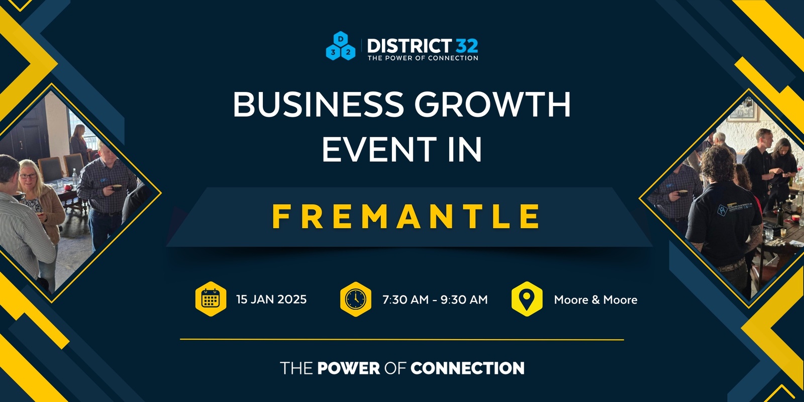 Banner image for District32 Business Networking Perth – Fremantle - Wed 15 Jan