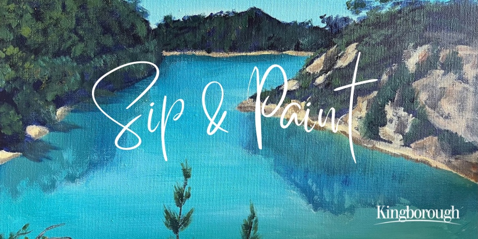 Banner image for Sip and Paint: Little Blue Lake