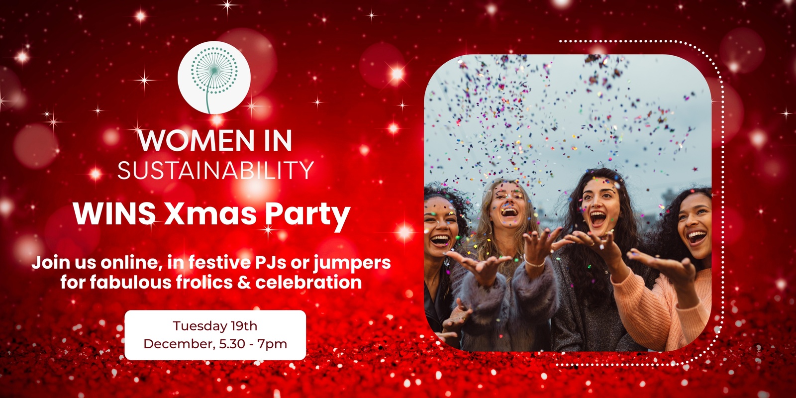 Banner image for Women in Sustainability Network Xmas Party