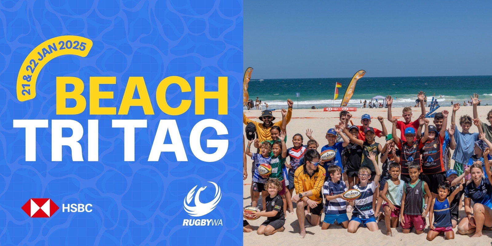 Banner image for Beach Tri Tag 🌊🏉