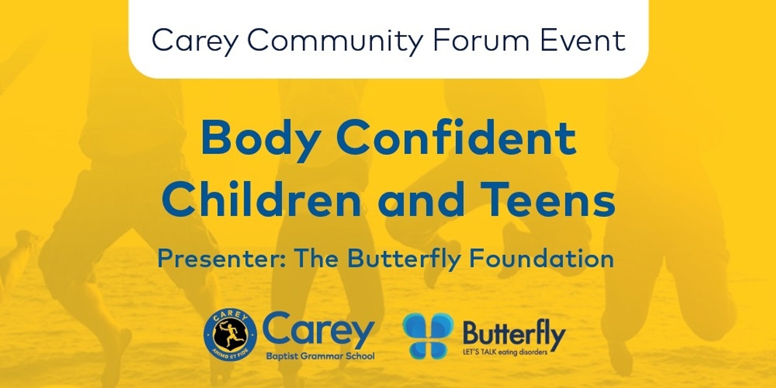 Banner image for Carey Community Forum - Body Confident Children & Teens