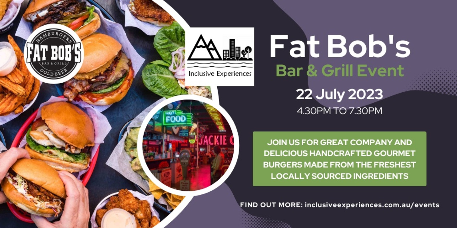 Banner image for Fat Bob's Bar and Grill with Inclusive Experiences