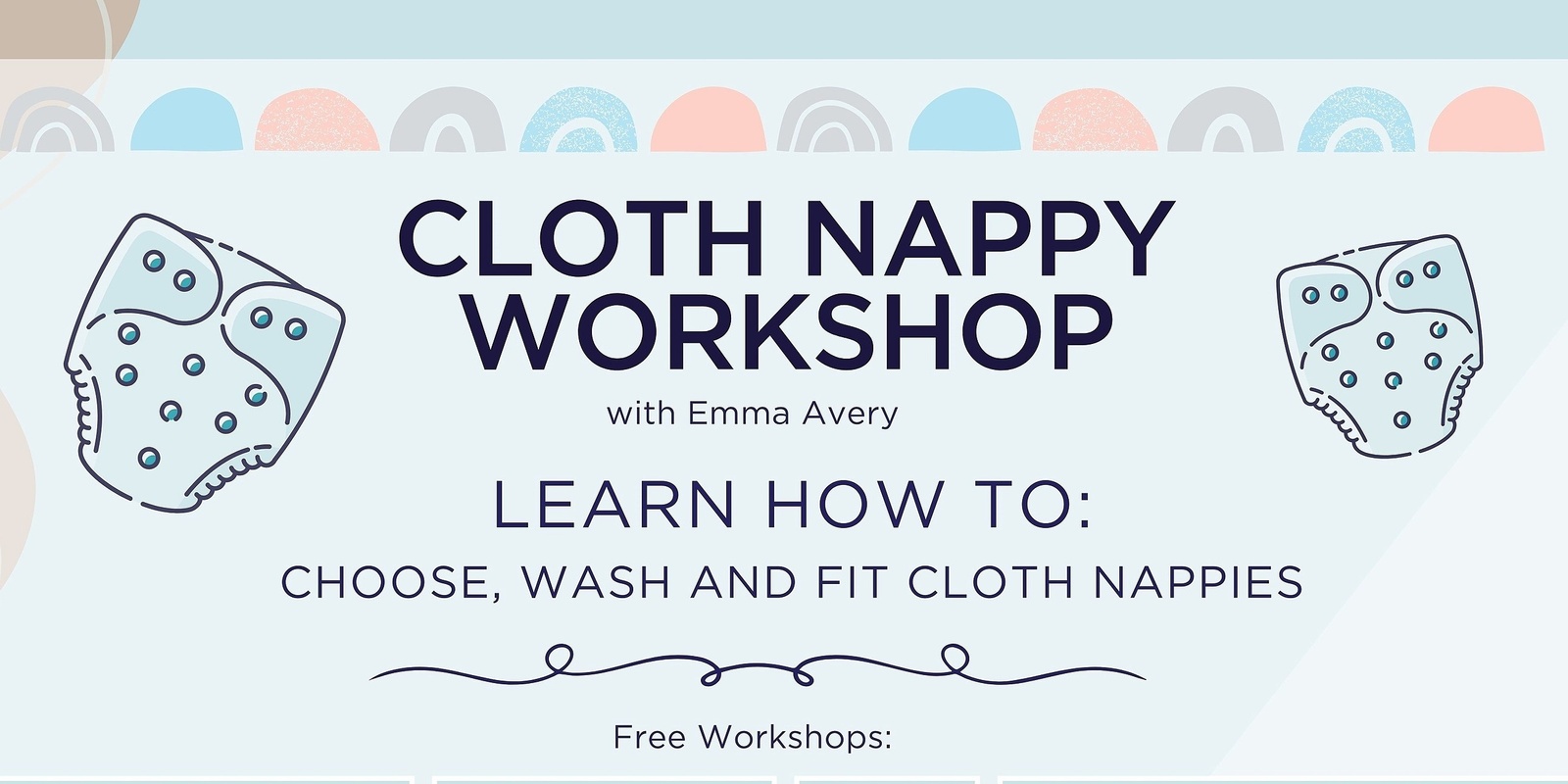 Banner image for Strathbogie Shire Council - Euroa Free Cloth Nappy Workshop 