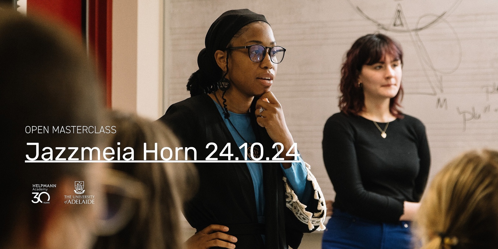 Banner image for Jazzmeia Horn Open Masterclass 2024