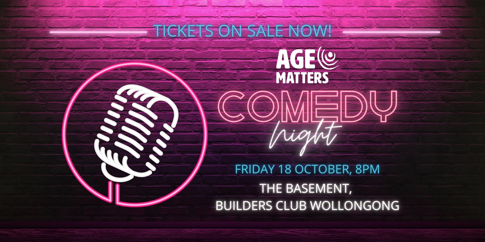 Banner image for Age Matters Comedy Night 2024