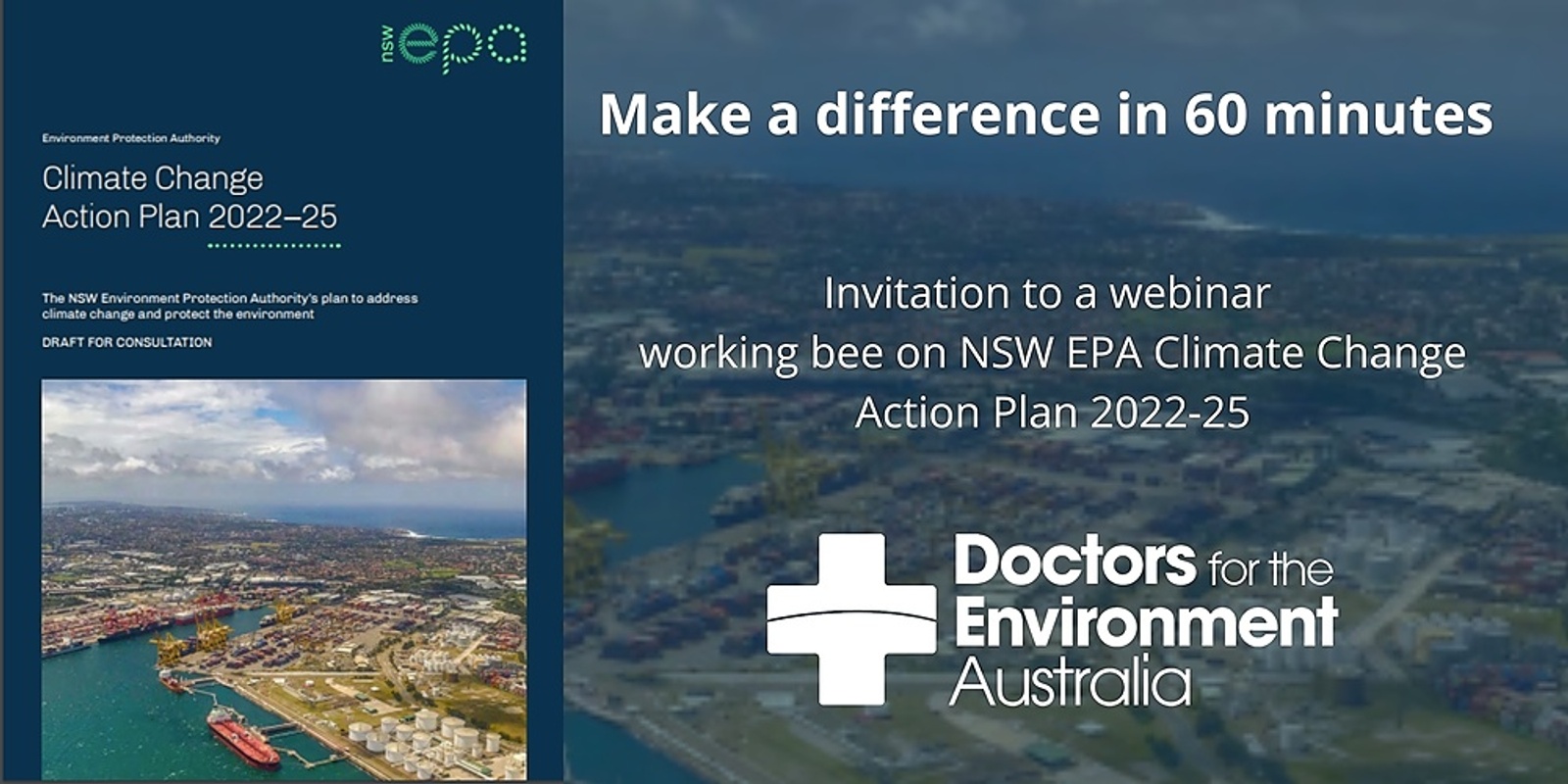 Banner image for Make a difference in 60 minutes: invitation to webinar working bee on NSW EPA
