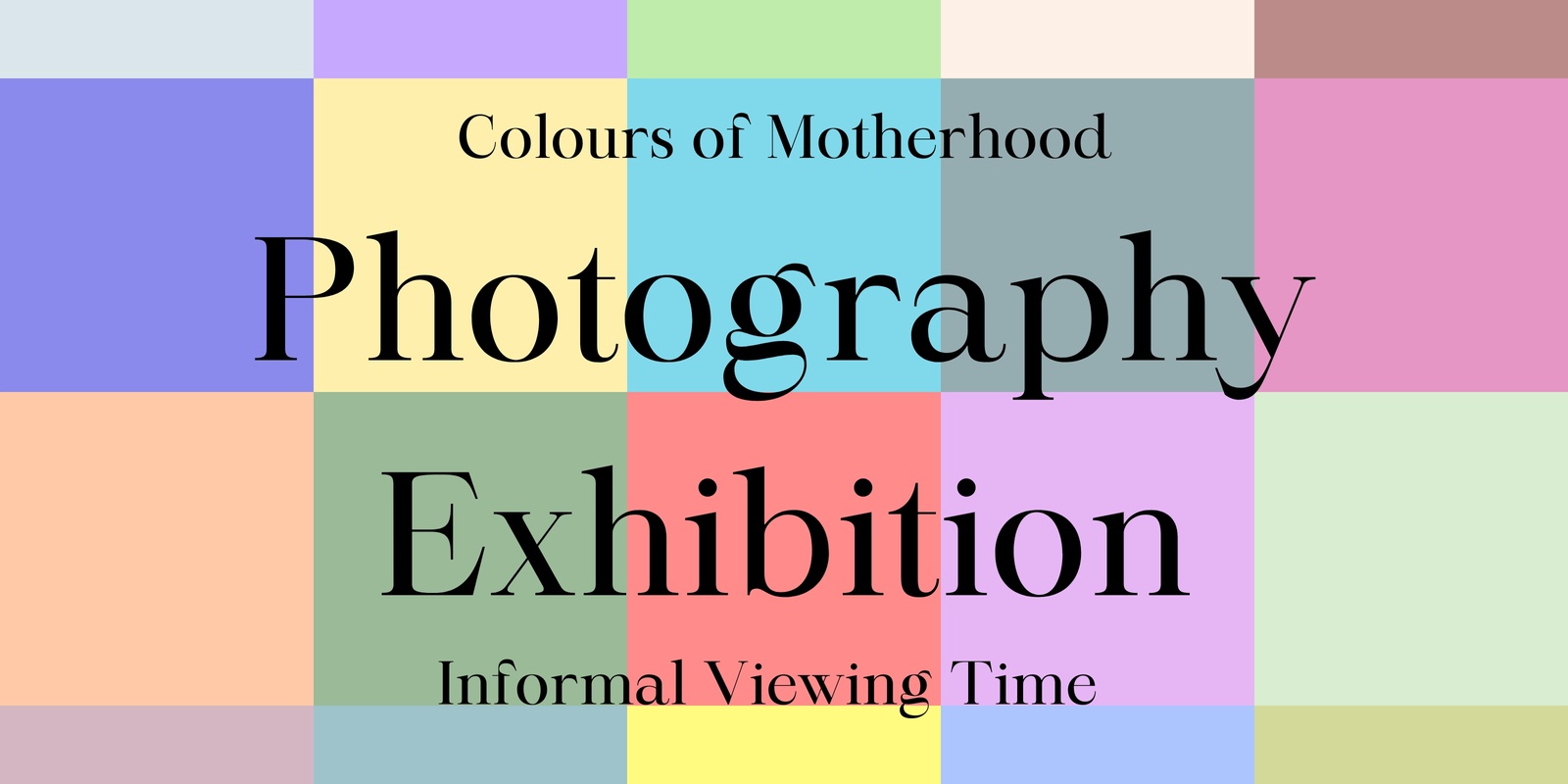 Banner image for Colours of Motherhood Photography Exhibition