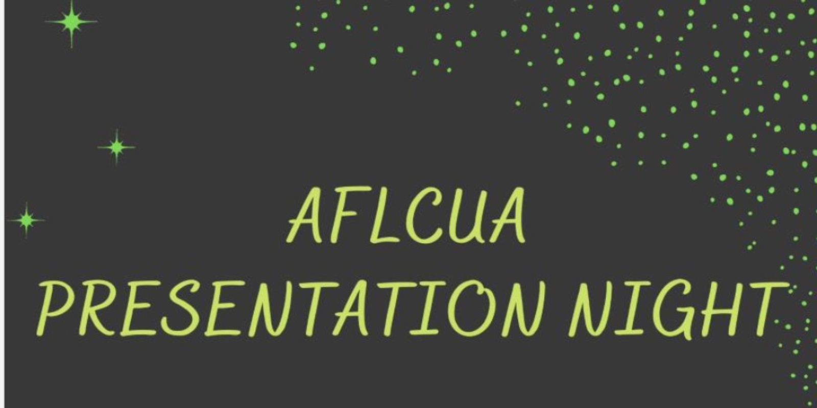Banner image for 2023 AFLCUA Presentation Night