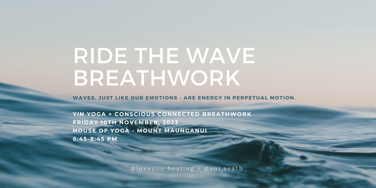 Banner image for Yin + Conscious Connected Breathwork | Mount Maunganui