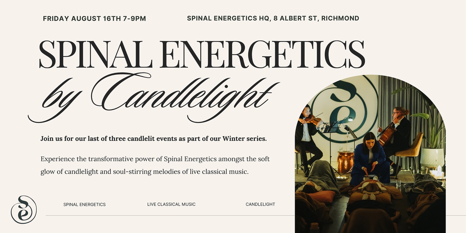 Banner image for Spinal Energetics by Candlelight #3