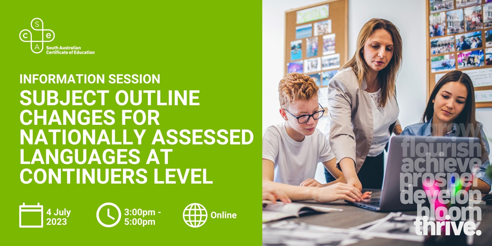 Banner image for ONLINE Information Session