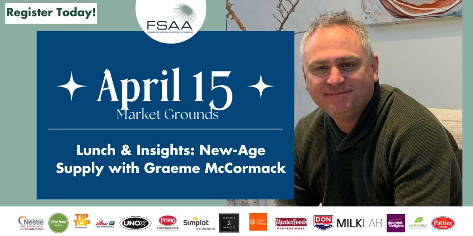 Banner image for Lunch & Insights: New-Age Supply with Graeme McCormack