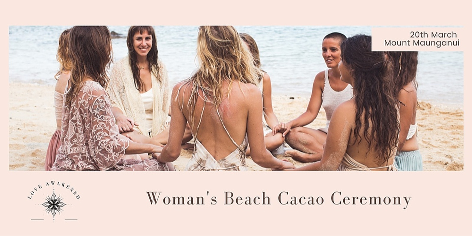 Banner image for Woman's Beach Cacao Ceremony ~ April ~ Papamoa 