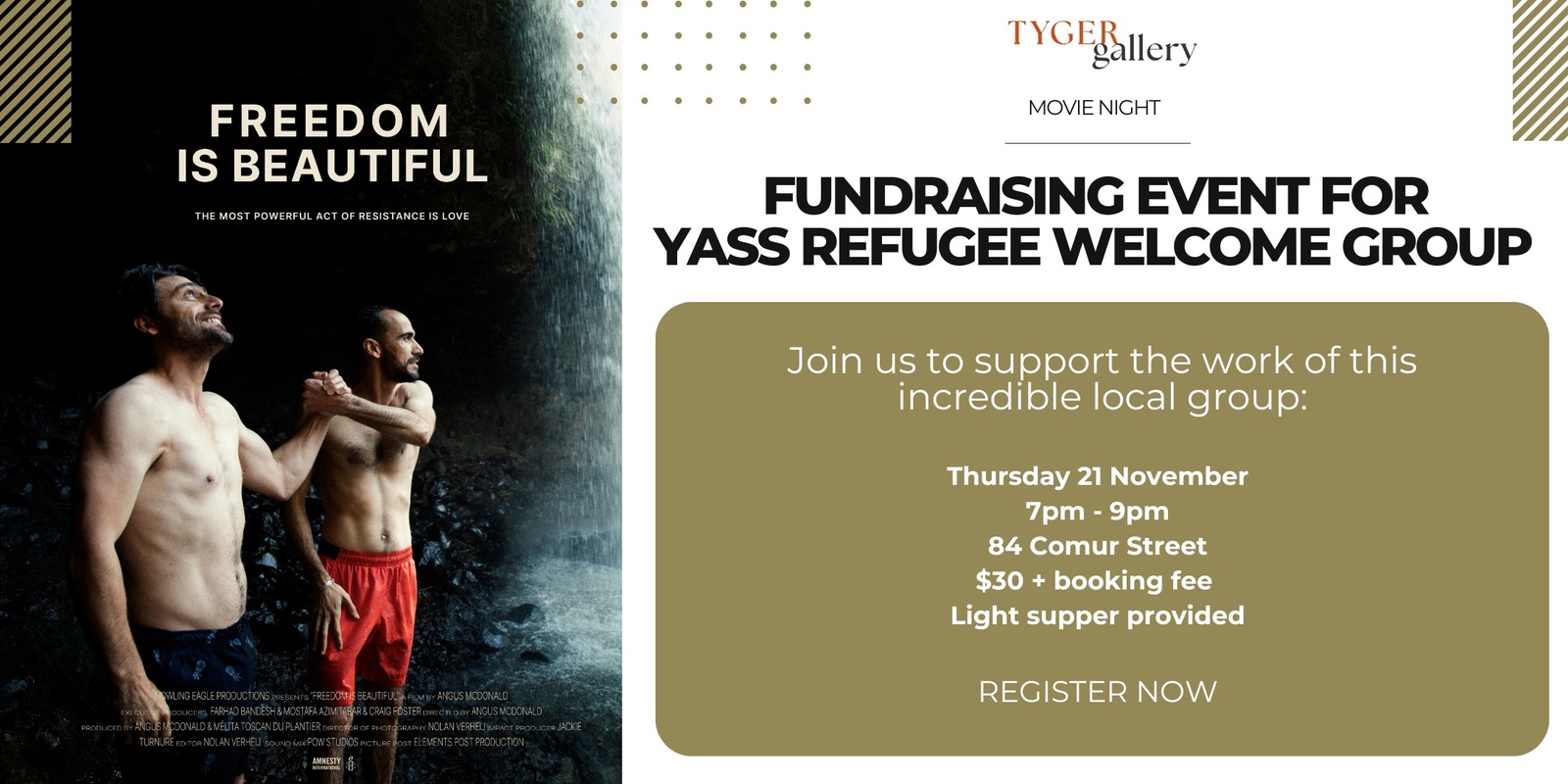 Banner image for Fundraising event for Yass Refugee Welcome Group