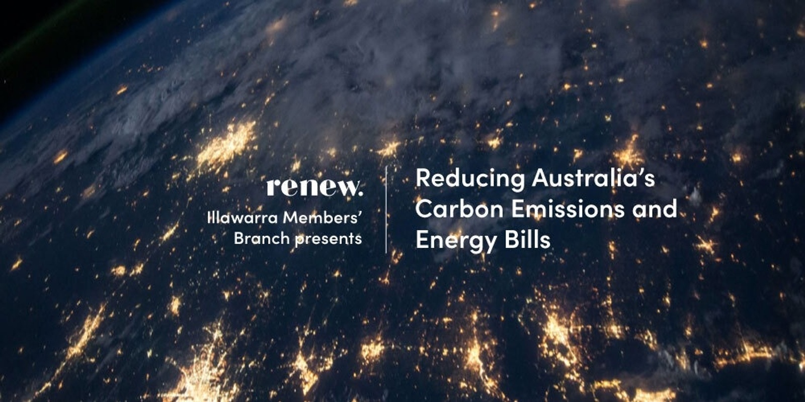 Banner image for Reducing Australia’s Carbon Emissions and Energy Bills