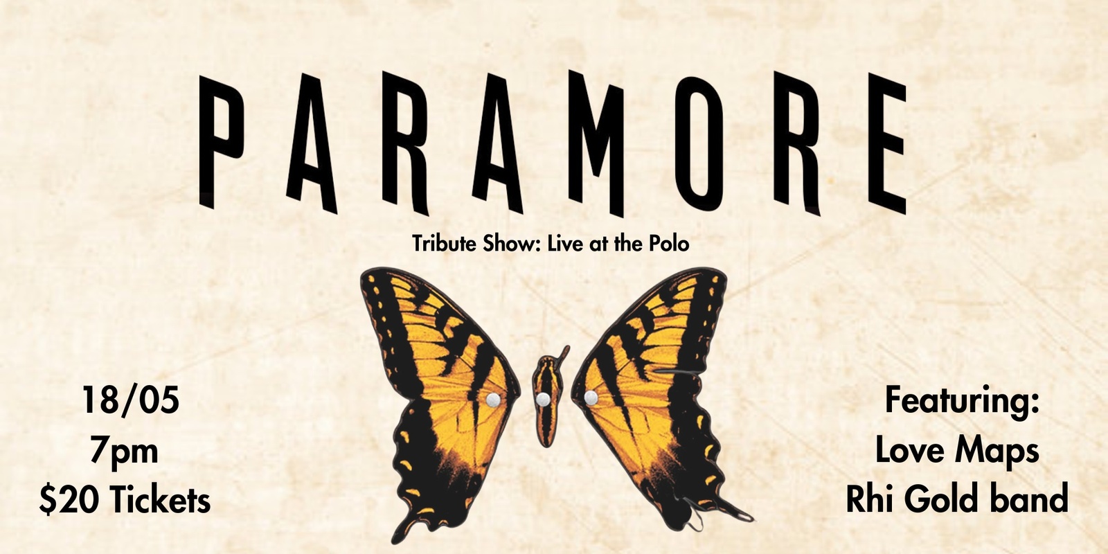 Banner image for Paramore Tribute