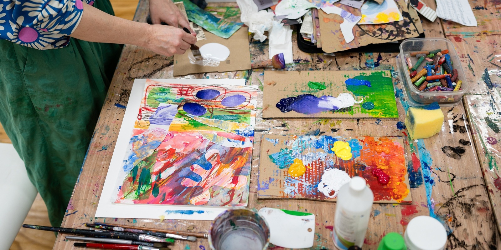 Banner image for Express Yourself: Acrylic & Mixed Media Art Class (Term 4)