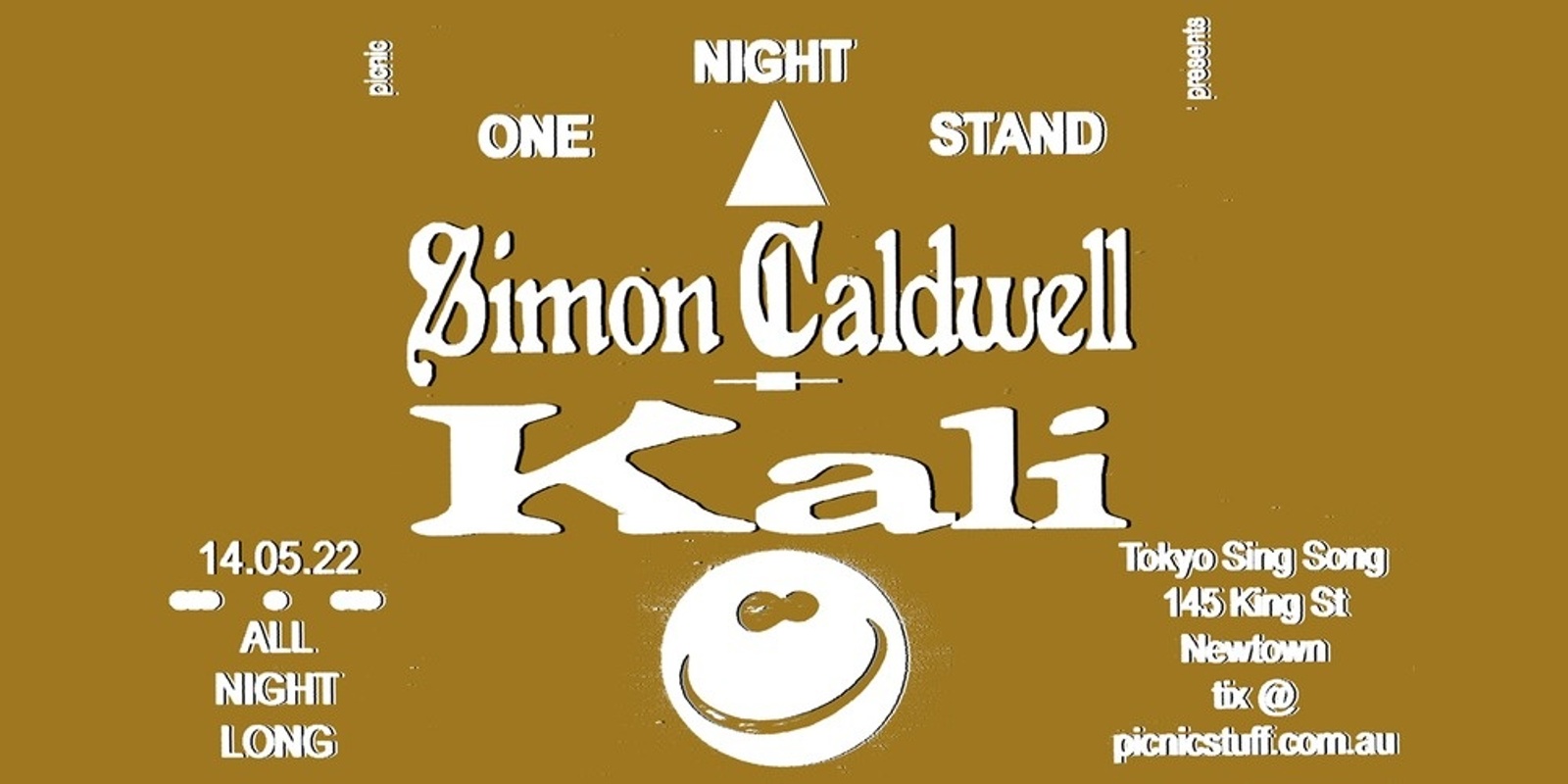 Banner image for Picnic One Night Stand | Simon Caldwell + Kali 