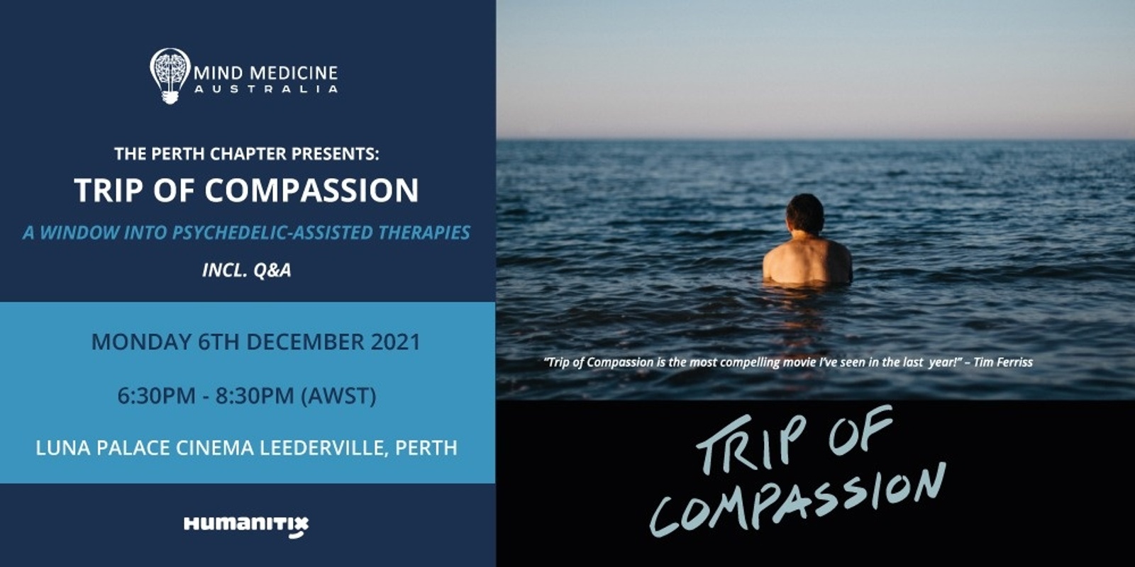 Banner image for Trip of Compassion: A window into psychedelic-assisted therapies - Perth Chapter