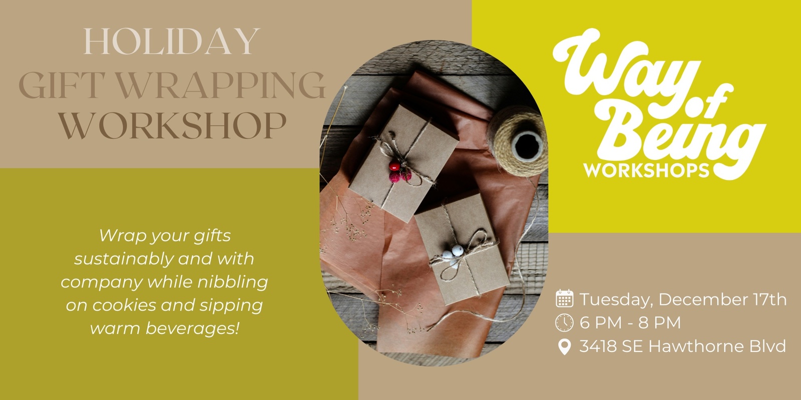 Banner image for Holiday Gift Wrapping Workshop