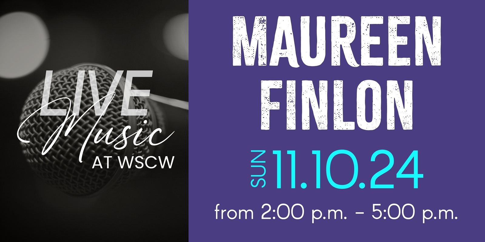 Banner image for Maureen Finlon Live at WSCW November 10