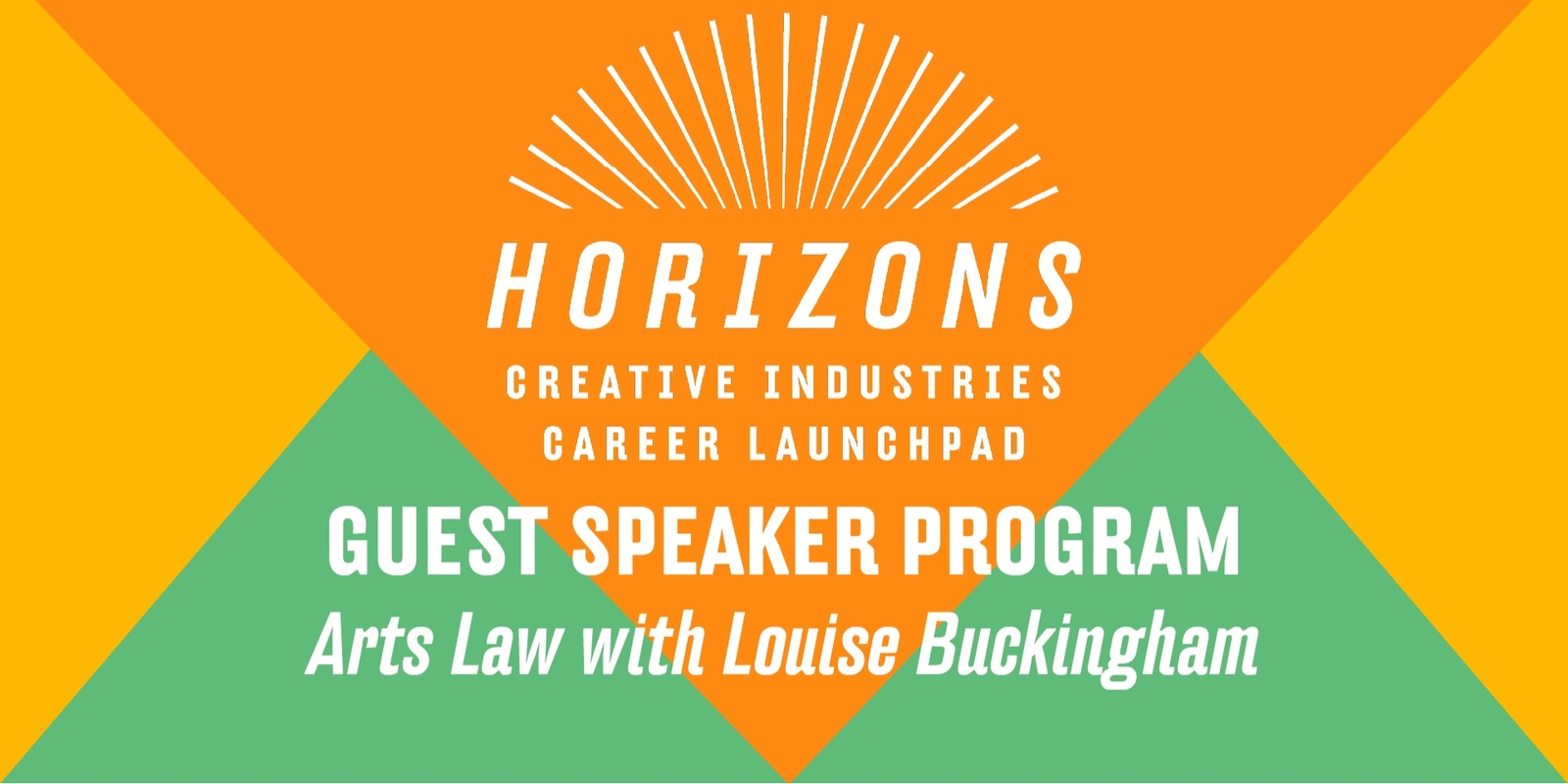 Banner image for Horizons Guest Speaker - Arts Law with Louise Buckingham