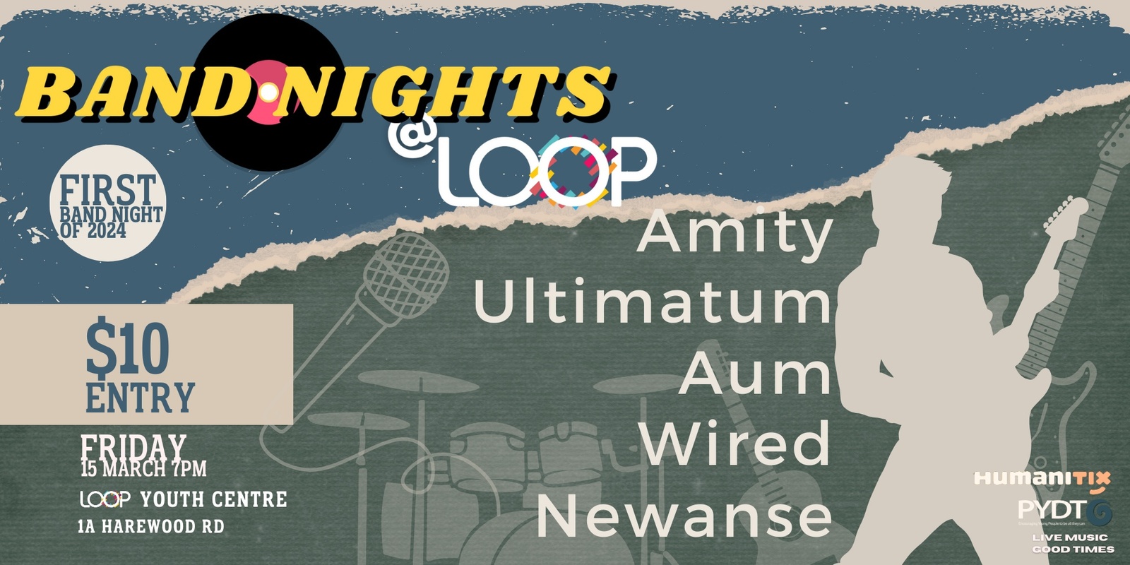 Banner image for Band Nights @ LOOP: Featuring Amity, Ultimatum, Aum and more!