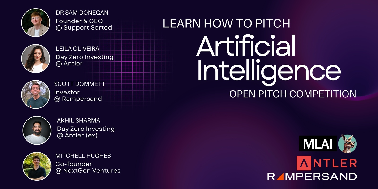 Banner image for Learn to Pitch AI 