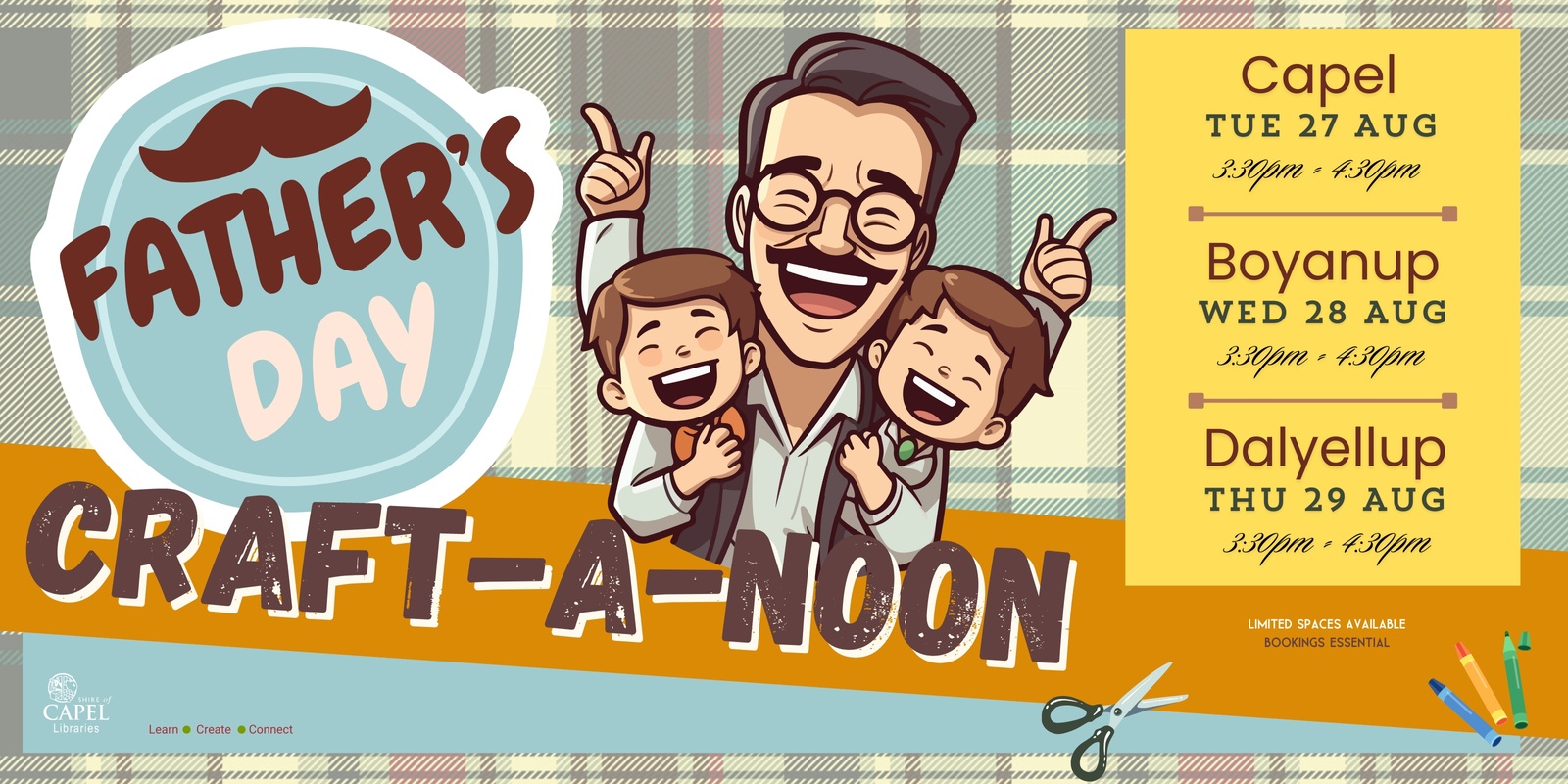 Banner image for Father's Day Craft-A-Noons