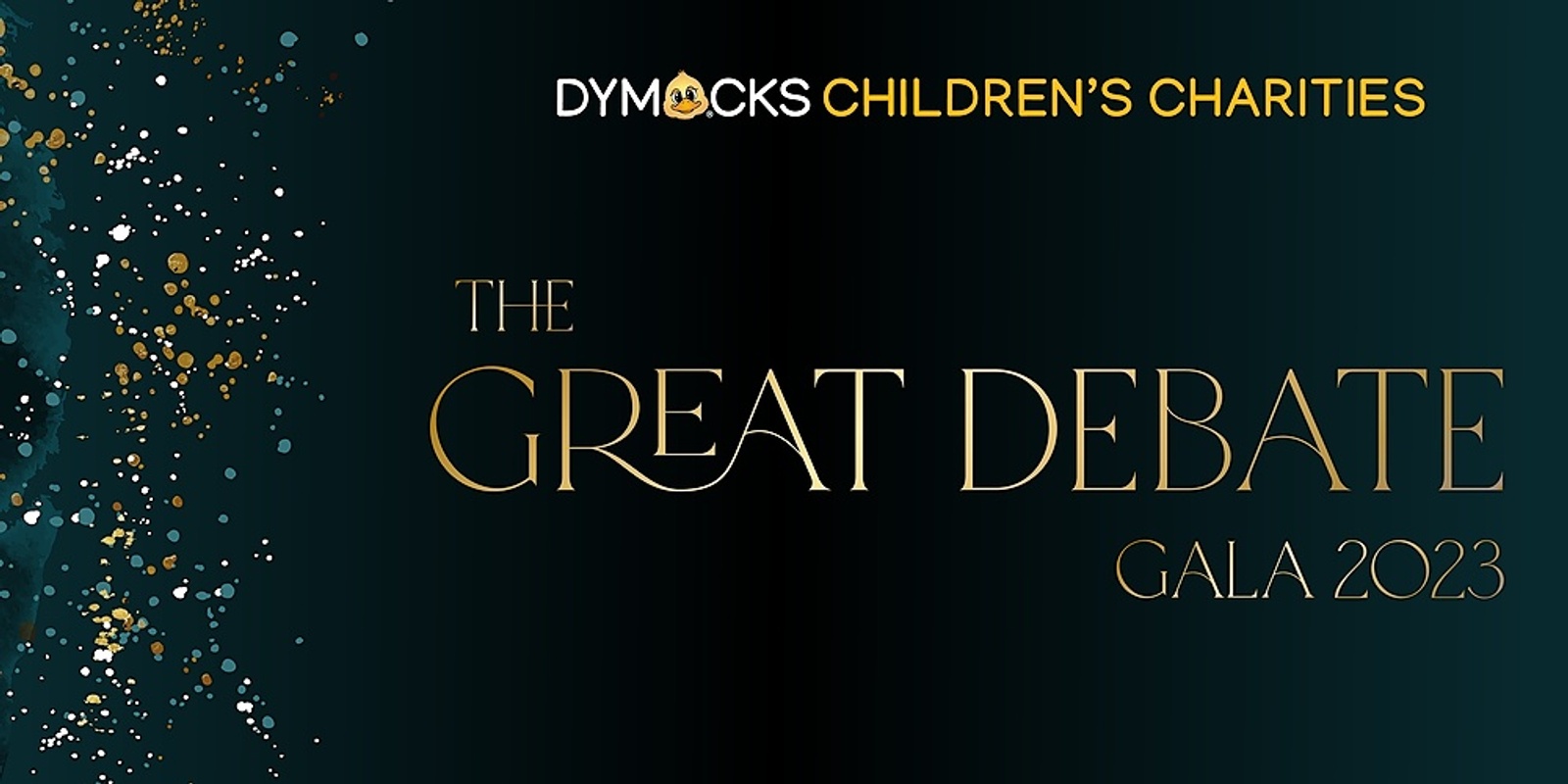 Banner image for 2023 DYMOCKS CHILDREN'S CHARITIES GREAT DEBATE GALA DINNER