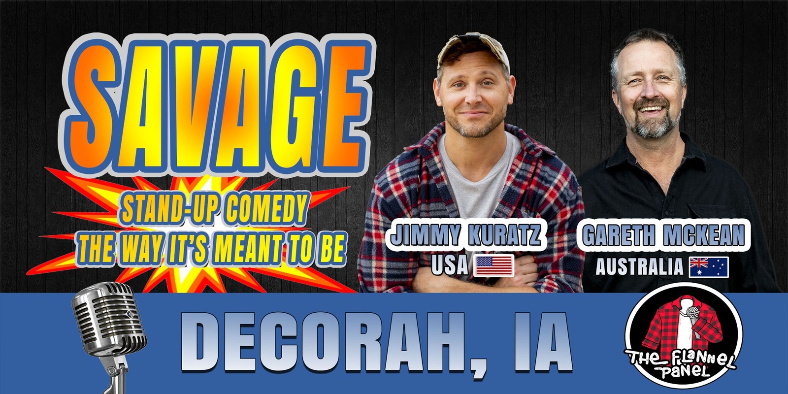 Banner image for STAND-UP comedy ♦ Decorah, IA (King Pin Entertainment)