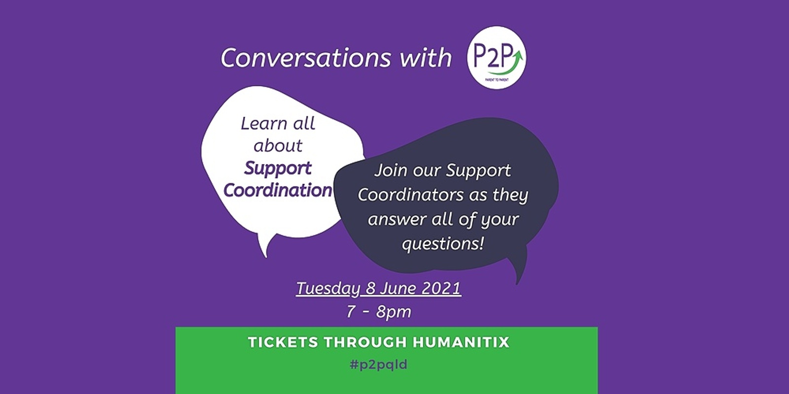Banner image for June 2021 Conversations with P2P