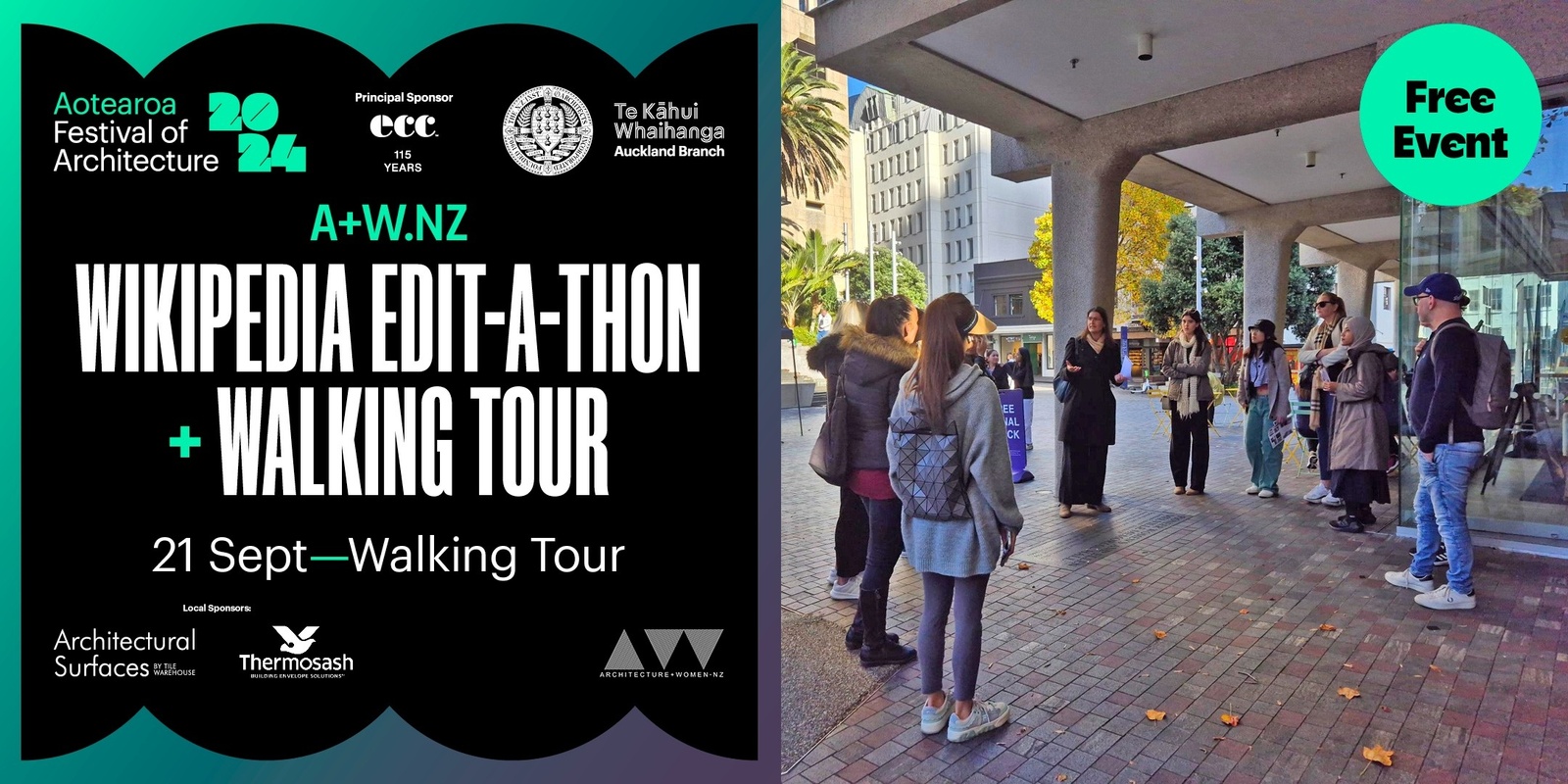 Banner image for A+W▪︎NZ Wikipedia Walking Tour